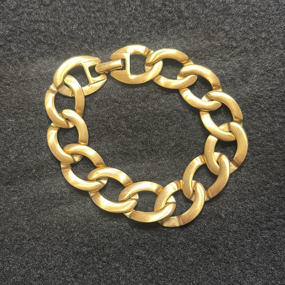 Monet Vintage Gold Chain Bracelet classic